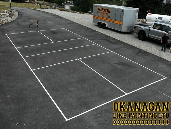Pickle Ball Court Line Painting Kelowna