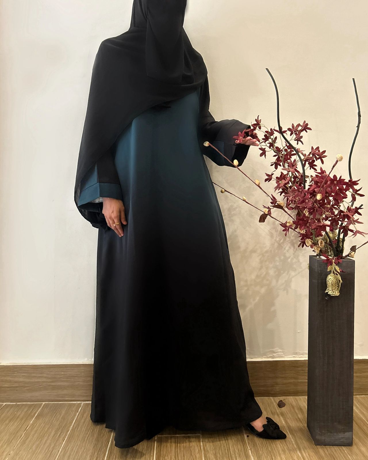 black and green abaya tie and dye abaya black and green abaya tie and dye abaya