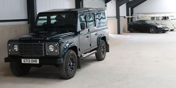 Landrover defender xs for sale at Dart motor storage Dehumidified secure fully insured car storage 