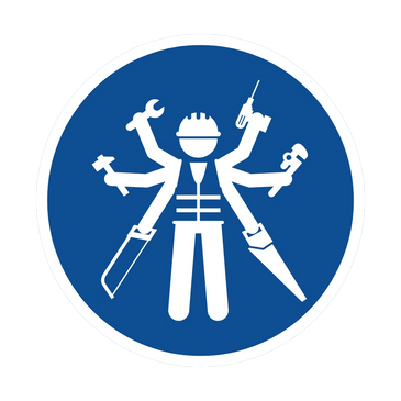 a man with tools in his hands