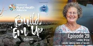 Podcast episode featuring Lesley Bryce on local healthcare.