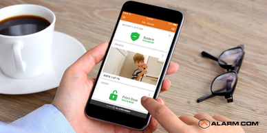 Check the status of your alarm and view your cameras from your smart phone.