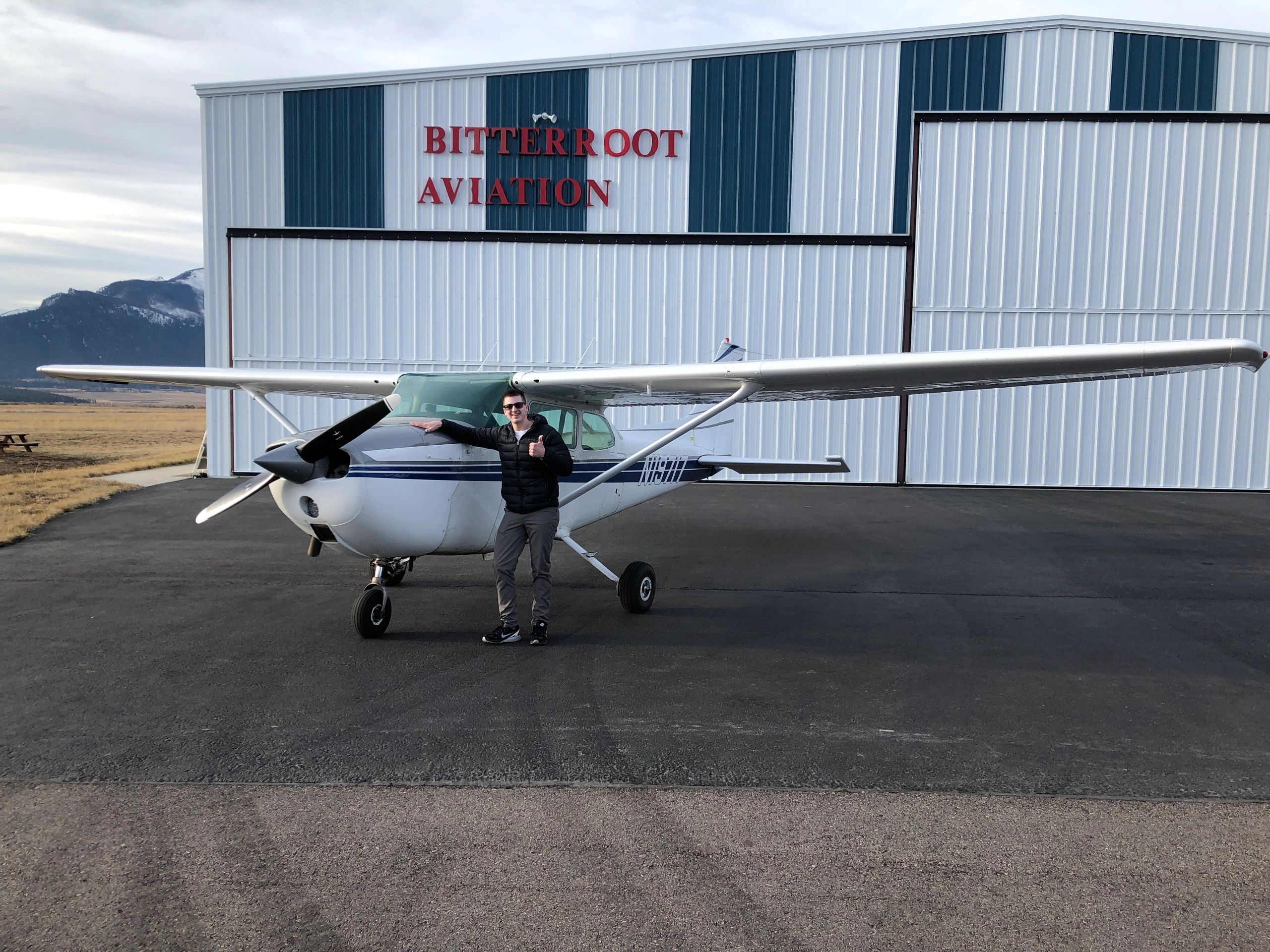 Jake's fist solo in a Cessna 172. Flight training provided by ST Flight Training.