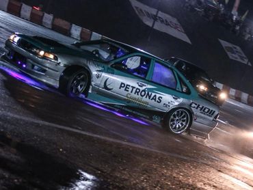 Petronas drift car cornering