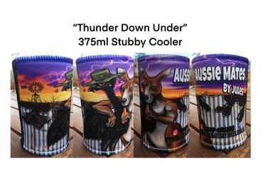 AMTD001 -Thunder Down Under Stubby Cooler