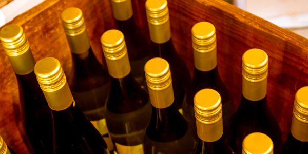 wine bottles