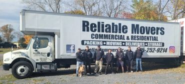 Reliable Movers moving crew with owner Michael Morgan