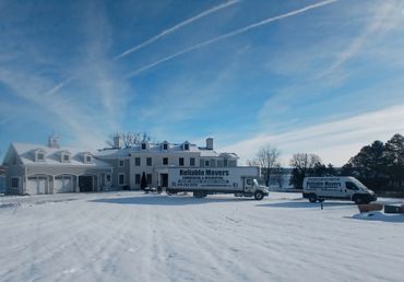 Local Move completed in the frigid temperatures. Skaneateles NY Jan 2026