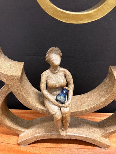 Self-taught African American Artist,Ceramic Sculpture Artist , Female Artist,Abstract Ceramic Art,
