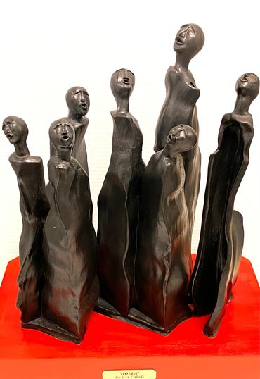 Self-taught African American Artist,Ceramic Sculpture Artist , Female Artist,Abstract Ceramic Art,