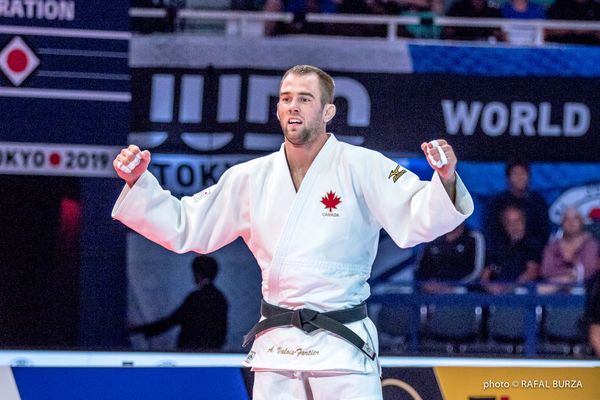 Antoine Valois Fortier won a bronze medal at the London Olympics.