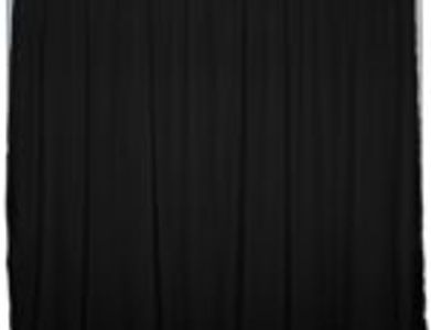 8ft High Black Pipe And Drape Rentals in Dallas DFW