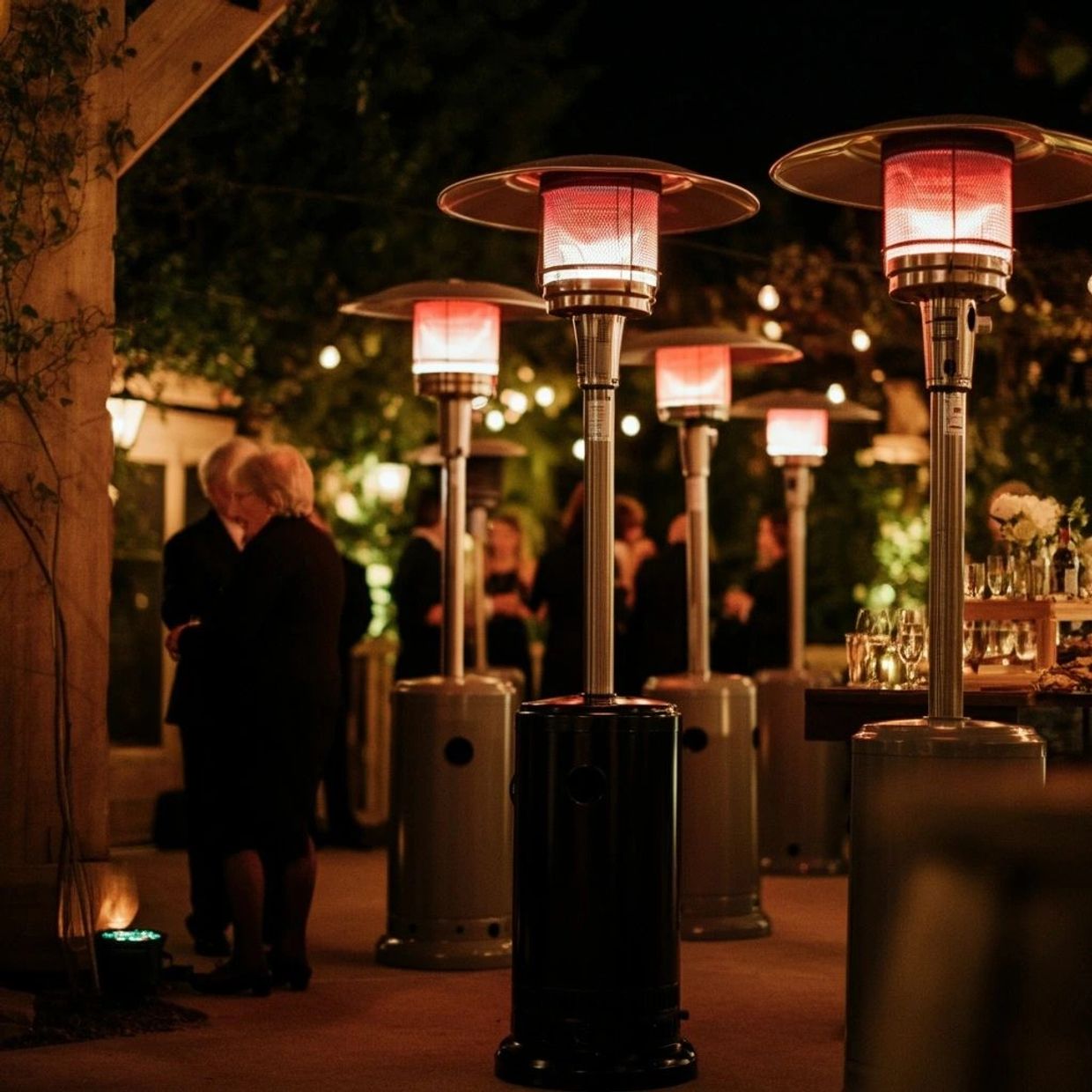 Propane Outdoor Patio Heater Rentals In All The Dallas DFW area.