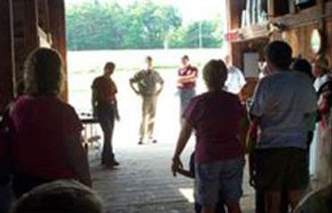 Group of people talking to each other