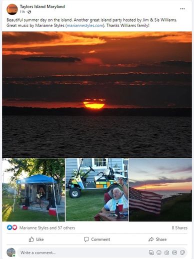 Private Party, Taylor's Island Maryland