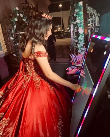 Quinceanera Photo Booth Rental at The Secret House of Ivy, Downey, California by Rumba Photo Booth.