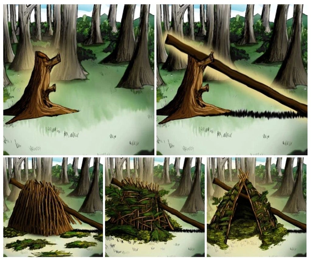 Digital artwork for Simon & Schuset digital launch of a book on survival