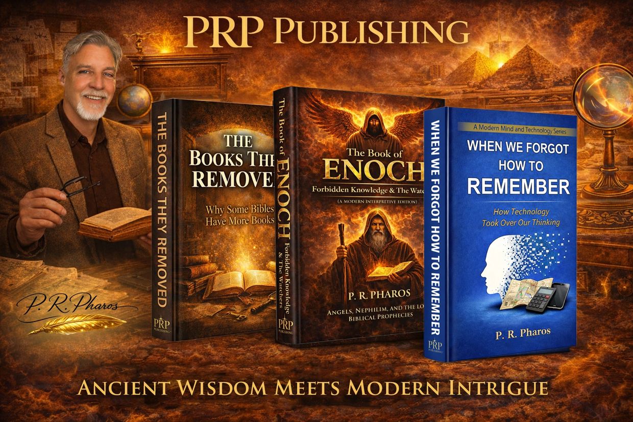 PRP Publishing featuring books on ancient texts, lost biblical writings, technology impact on memory
