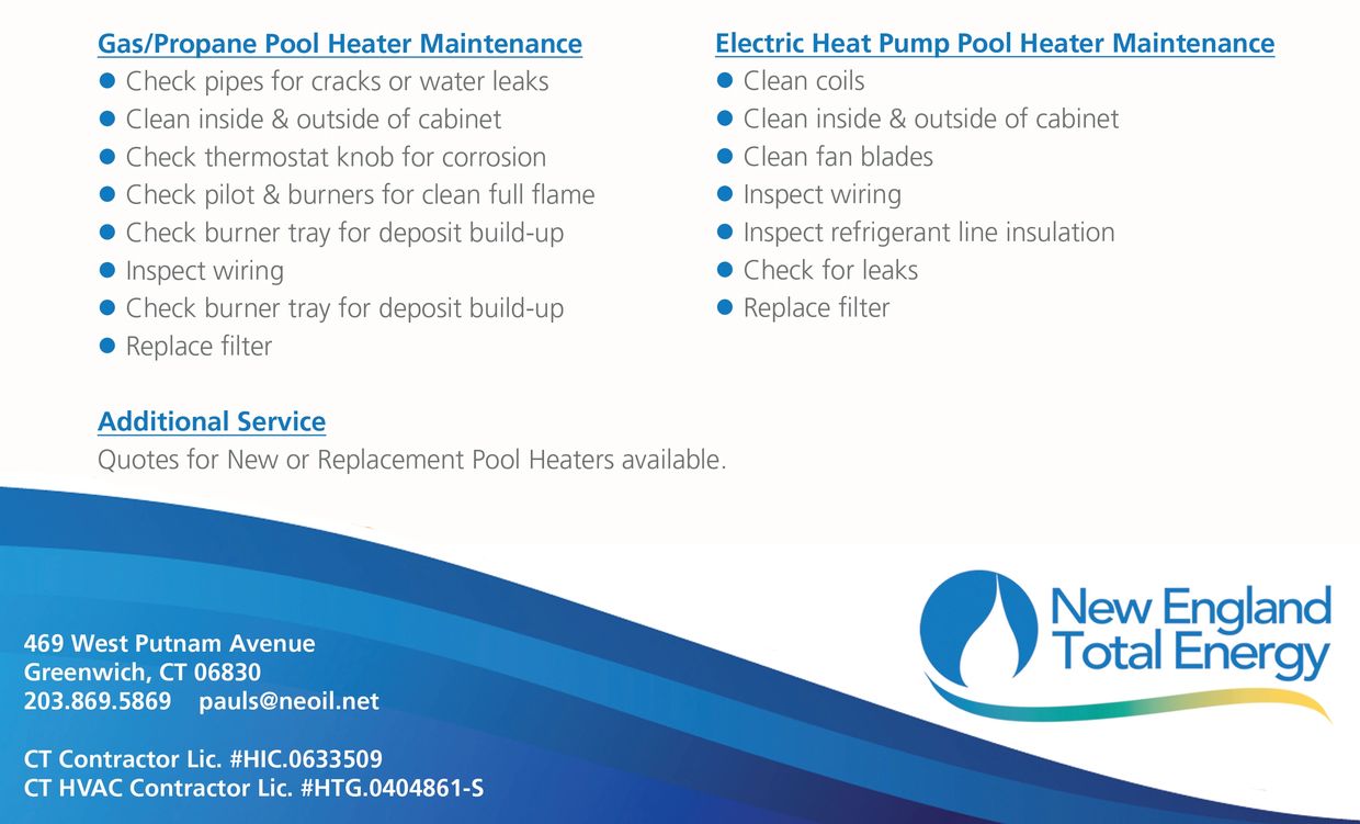Pool Heater Service