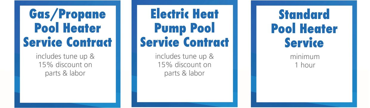 Gas, Propane and Electric Pool Heater Service