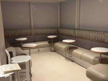 Upholstered banquettes and millwork for a national hospitality brand program