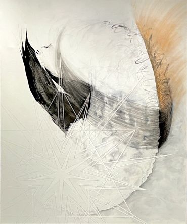 Abstract Painting by Artist Erin Leigh Boughamer - Erin Leigh Studios - Calming Chaos Series