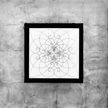 Abstract Painting by Artist Erin Leigh Boughamer - Erin Leigh Studios - Calming Chaos Series