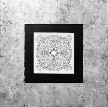 Abstract Painting by Artist Erin Leigh Boughamer - Erin Leigh Studios - Calming Chaos Series