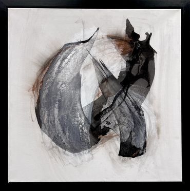 Abstract Painting by Artist Erin Leigh Boughamer - Erin Leigh Studios - Calming Chaos Series