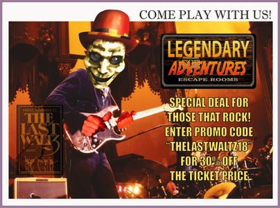 Bryan Roman - Project Manager for Artists at Work "Legendary Adventures Escape Rooms"