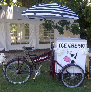 ice cream trike hire service, weddings, birthdays, corporate events ice cream hire
delicious 