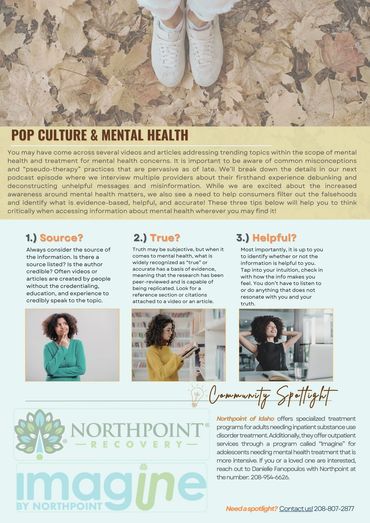 Pop Culture and Mental health news