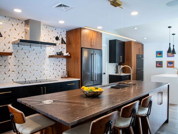 high end mid century modern kitchen renovation - pittsburgh pa kitchen remodeling