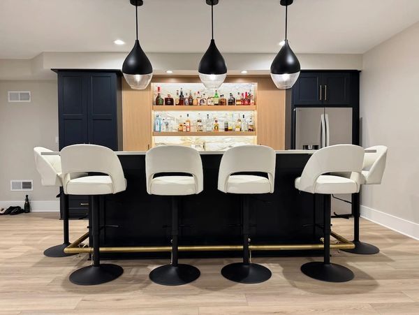 upscale home bar design - bespoke kitchens and baths