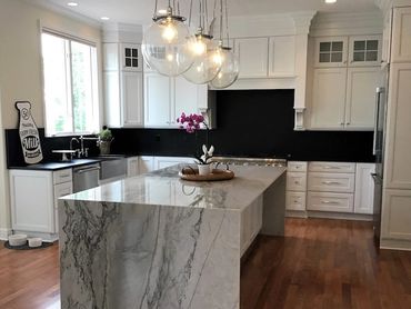 luxury white kitchen renovation - pittsburgh pa