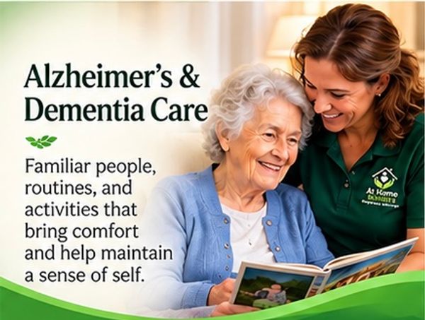 Caring for Alzheimer's and dementia patients.