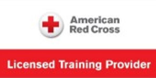 Logo of American Red Cross Licensed Training Provider.