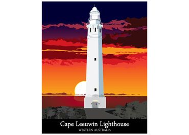 Cape Leeuwin Lighthouse
Western Australia
Lighthouse Art
Marine Art
Maritime Art
Poster, Prints