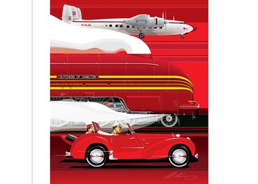 Airspeed Ambassador
Dutchess of Hamilton
Triumph
Racing a Steam Locomotive
Railway Art
Aviation Art