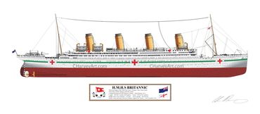 HMHS Britannic
Hospital Ship
White Star Line
Marine Art
Maritime Art
Poster, Prints