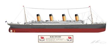 RMS Titanic
Ocean Liner
White Star Line
Marine Art
Maritime Art
Poster, Prints