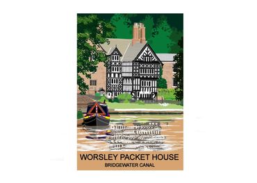 Worsley Packet House
Bridgewater Canal
Worsley Salford England
Canal Art
Maritime Art
Poster Prints