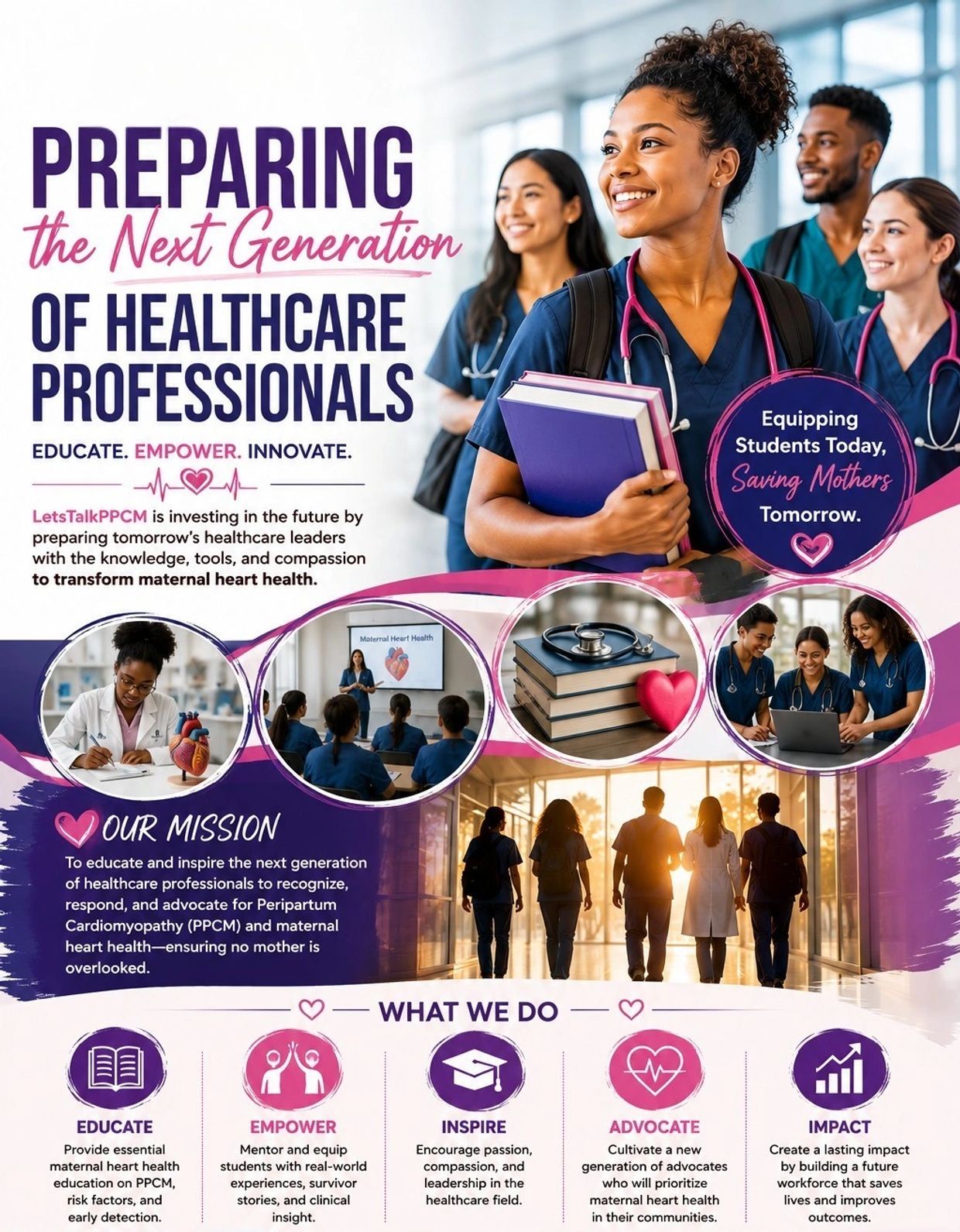 Preparing future healthcare professionals to transform maternal heart health.