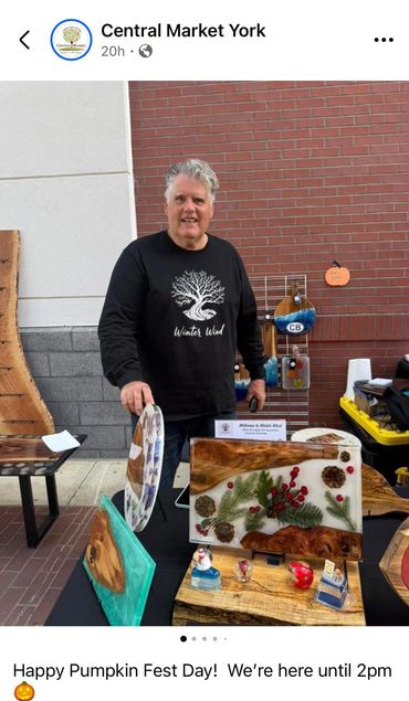 Great Pumpkin Fest Day at the Central Market York. Thanks to everyone who stopped to see our stand.