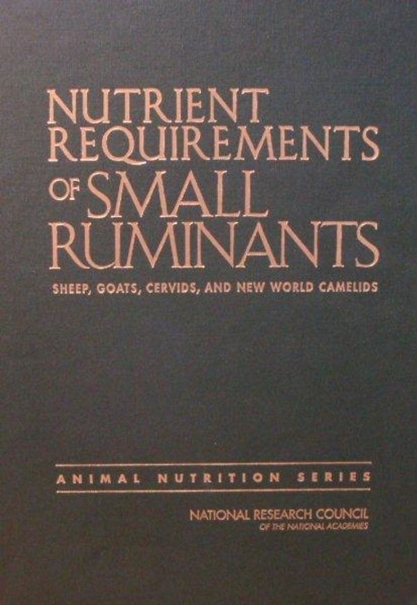 Nutrient Requirements of Small Ruminants  text