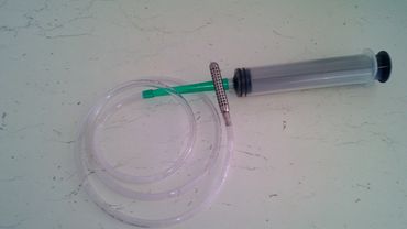 Stomach tube for an adult goat
