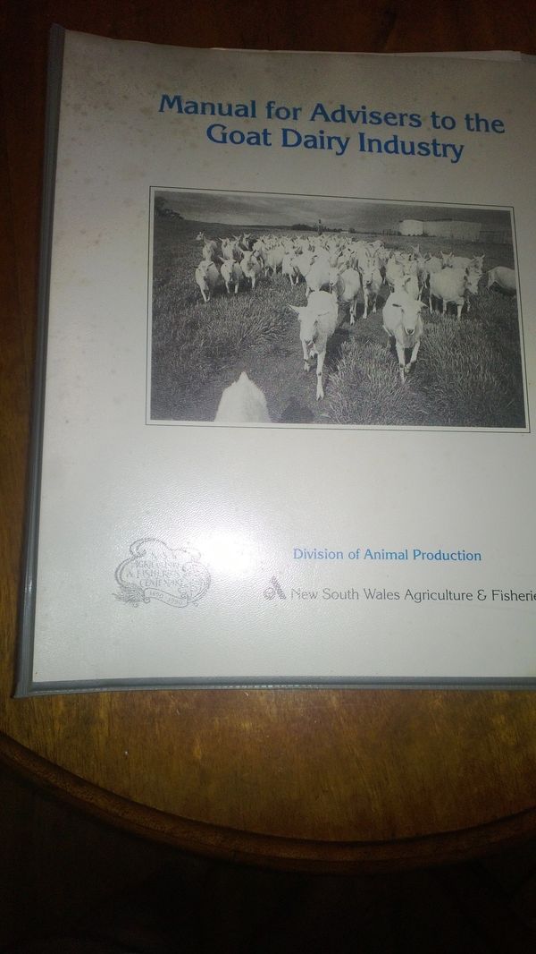 Dairy goat manual