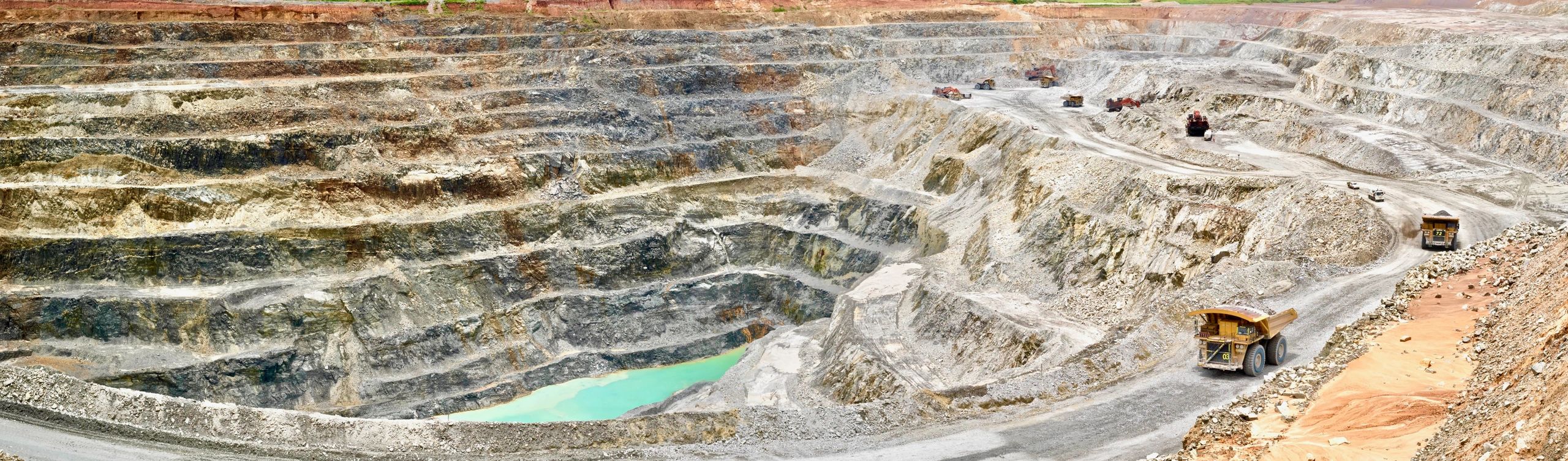 Open pit mine
