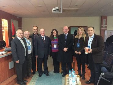 نهاد سمعان في أحد المحاضرات عن التاريخ والتراث