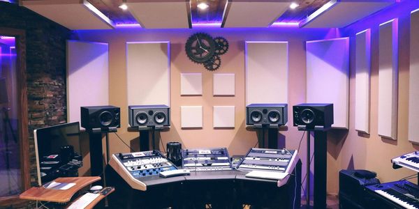 Professional music production and recording studio.